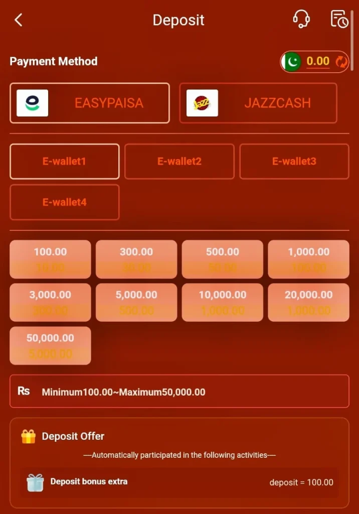 WGS456 Game Deposit And Withdraw Dashboard