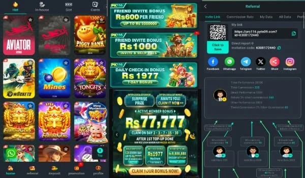 PK116 Game Dashboard 