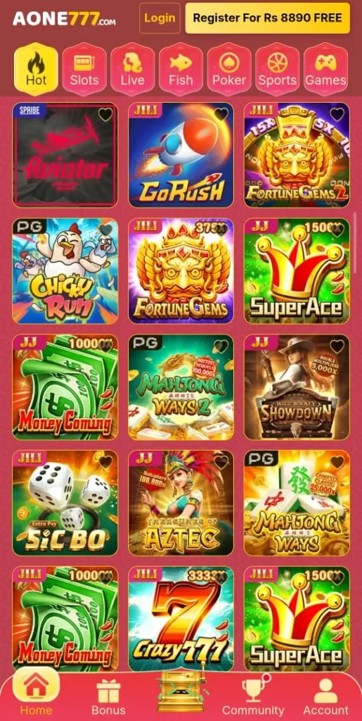 AONE777 Game